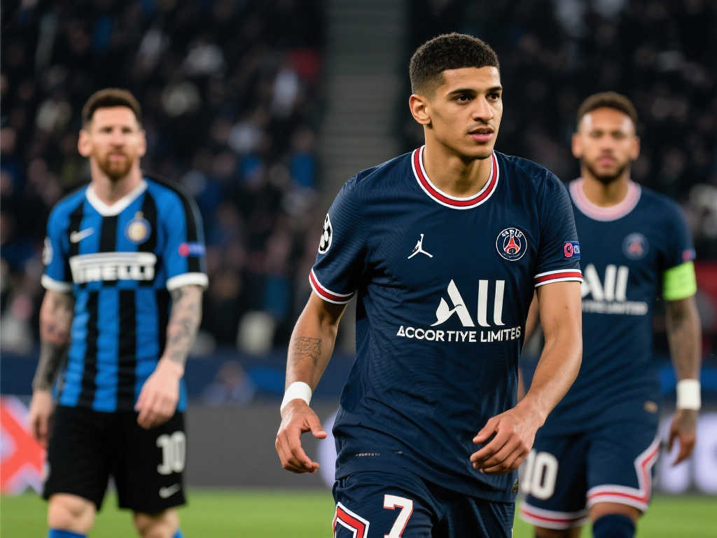 重逢旧东家!阿什拉夫自2021年离开国米加盟巴黎后首次对阵 重逢旧东家!阿什拉夫自2021年离开国米加盟巴黎后首次对阵