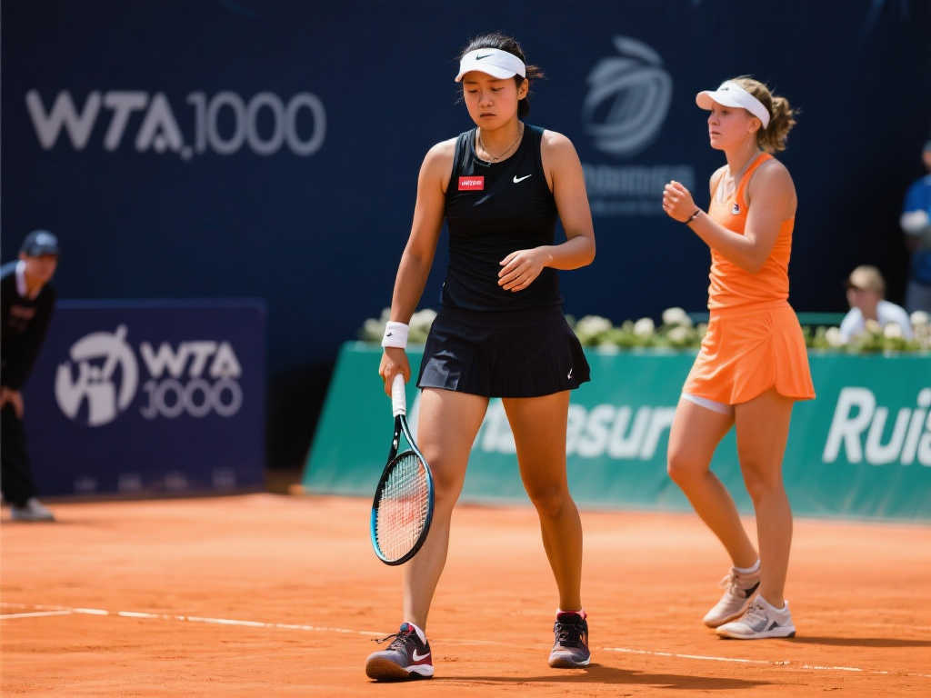 状态待调整!王曦雨连输两盘不敌鲁斯,无缘罗马站WTA1000女单正赛 状态待调整!王曦雨连输两盘不敌鲁斯,无缘罗马站WTA1000女单正赛